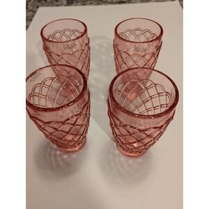 4 L E Smith Pink Glasses